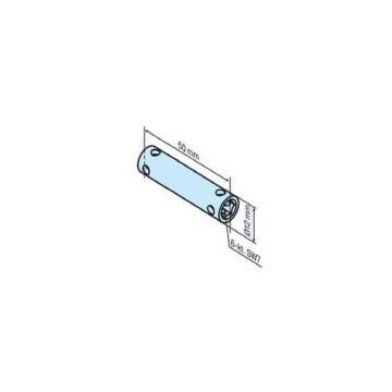 Douille de raccordement hexagonale long 50mm pour moteurs stores etvolets roulants - BECKER -