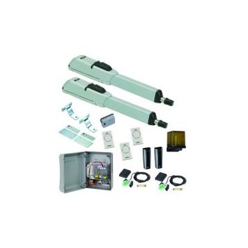 Kit de motorisation 230V modèle LONGMASTER KIT pour portail battantde 3 m de large par vantail - FAAC