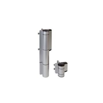 Charnière + ferme-porte hydraulique porte jusq 150kg largeur max. 1.20m LOCINOX