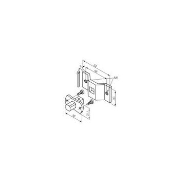 Adaptateur rond de 159 x45 mm avec trous fileté M8  NICE roue+ 2 couronnes