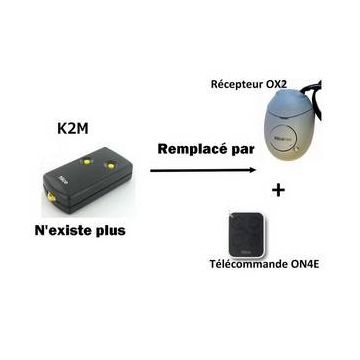 Télécommande Inti 2 canaux couleur JAUNE 43392MHz NICE