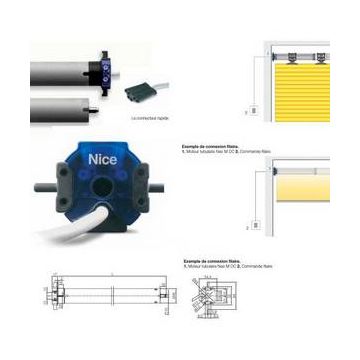 Moteur NEO M Ø 45 mm filaire fin de course méc 10 Nm VOIR NIEM1026NICE