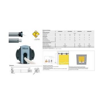 Moteur tub.To Max T stores-8Nm-Fin course éléctr-Encodeur-NICE VOIR NIESTARMT817