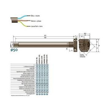 Kit de remplacement pour moteur existant S&SO RS100 IO pour fenêtre avec accessoire de montage. - SOMFY