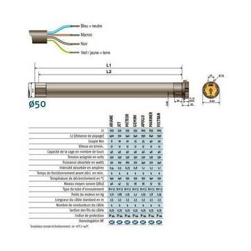 Moteur PERGOLA 50 io 20/17 pour pergola et stores de toiture SOMFY