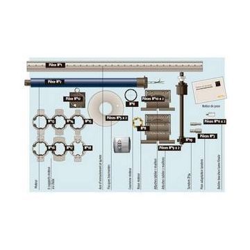 Moteur sans réglage pour volets roulants ILMO WT 6/17 SOMFY