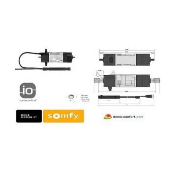 Moteur PHOENIX 50/12 avec commande de secours pour stores existant SOMFY - Nexiste plus -