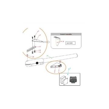 SGS 501 SOLAIRE – motorisation COMPATIBLE avec kit solaire SOLARSET Somfy