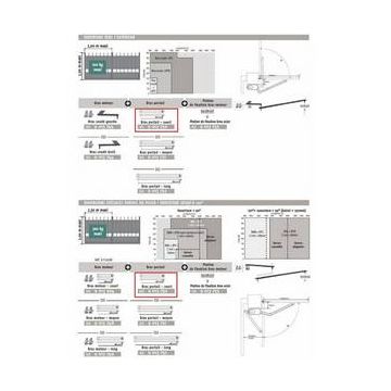 Bras portail pour ouverture sur pente jusqu’à 20% pour AXOVIA 3S Somfyremplacé par SY9019903