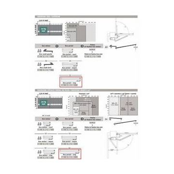 Bras moteur moyen ouverture sur pente jusqu’à 20% ou 120° pour AXOVIA3S Somfy REMPLACE PAR SY9019901