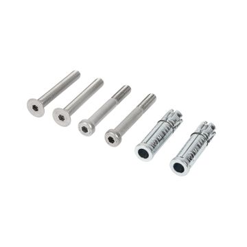 Kit de fixation murale pour gâches - LOCINOX -